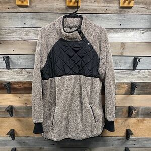 Fuzzy fleece sweater